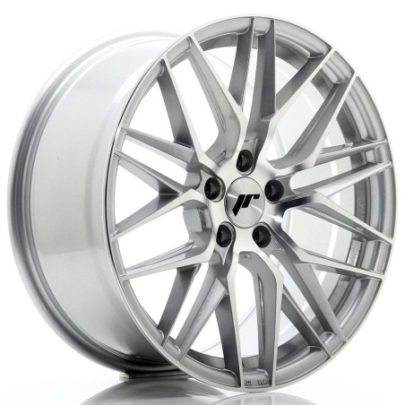 Japan Racing JR28 18x9,5 ET35 5x120 Silver Machined Face 4 sztuki ceramika
