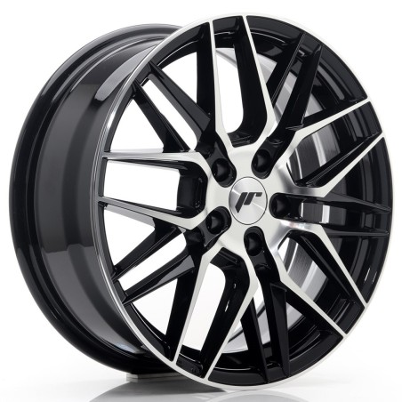 Japan Racing JR28 19x8,5 ET40 5x108 Gloss Black Machined 4szt + ceramika
