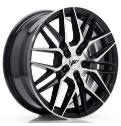 Japan Racing JR28 19x8,5 ET40 5x108 Gloss Black Machined 4szt + ceramika