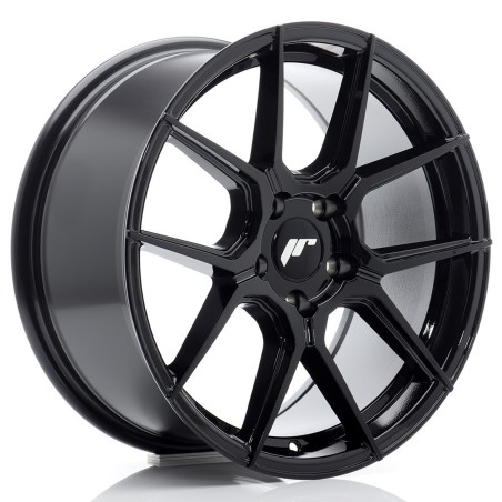 Japan Racing JR30 17x8 ET40 5x114,3 Glossy Black 4 komplet sztuki ceramika