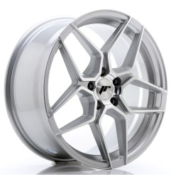 Japan Racing JR34 18x8 ET35 5x120 Silver Machined Face 4 sztuki + ceramika