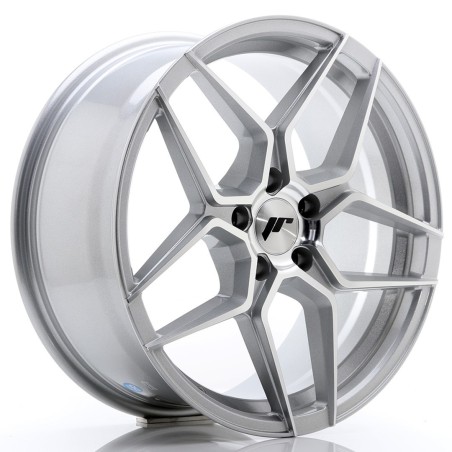 Japan Racing JR34 18x8 ET35 5x120 Silver Machined Face 4 sztuki + ceramika