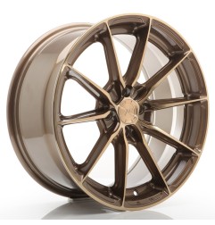 Japan Racing JR37 17x8 ET40 4x100 Platinum Bronze komplet 4 sztuki ceramika