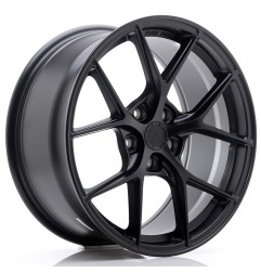 Japan Racing SL01 18x8,5 ET42 5x112 Matt Black komplet 4 sztuki + ceramika