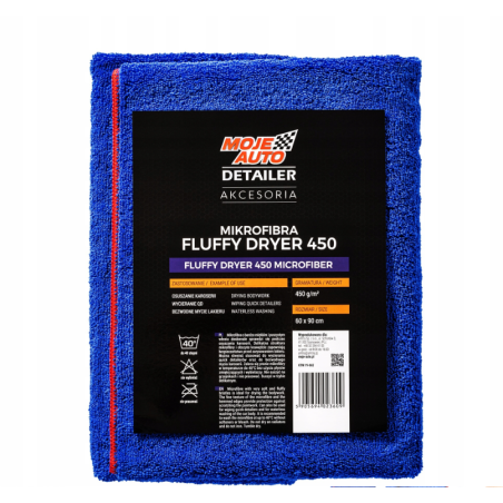 MIKROFIBRA FLUFFY DRYER 60x90cm 450g/m2