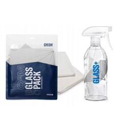 ZESTAW GYEON Q2M Glass+ 500 ml + GYEON Glass Pack Mikrofibry