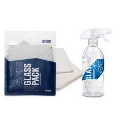 ZESTAW GYEON Q2M Glass 500 ml + GYEON Glass Pack Mikrofibry