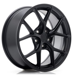 Japan Racing SL01 17x7 ET40 5x112 Matt Black komplet 4 sztuki + ceramika