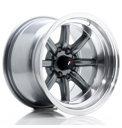 Japan Racing JR19 14x9 ET-25 4x100 4x114,3 Gun Metal kpl 4sztuki + ceramika