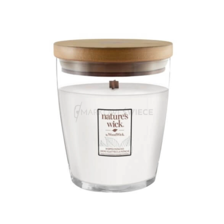 WoodWick Nature's Wick Whipped Pistachio Średnia Świeca 284g
