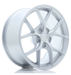 Japan Racing SL01 17x9 ET20-50 Blank Matt Silver komplet 4 sztuki ceramika