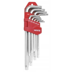 YATO YT-0512 KLUCZE TORX 9CZ. T10-T50 DŁUGIE Cr-V