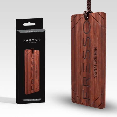 Fresso Drewniana zawieszka zapachowa Signature Man
