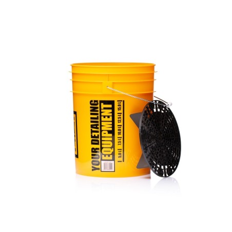 Work Stuff Detailing Bucket Yellow Wash + separator