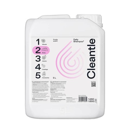 Cleantle Daily Shampoo 2 - Szampon do samochodu 5L