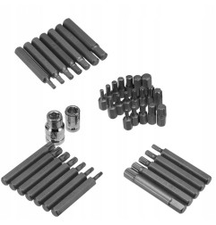 KLUCZE TORX SPLINE HEX IMBUSOWE BITY 40 el YATO KLUCZE TORX SPLINE HEX IMBUSOWE BITY 40 el YATO