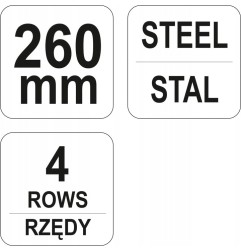 YATO SZCZOTKA DRUCIANA PLASTIKOWA RĘKOJEŚĆ YT-6332 YATO SZCZOTKA DRUCIANA PLASTIKOWA RĘKOJEŚĆ YT-6332