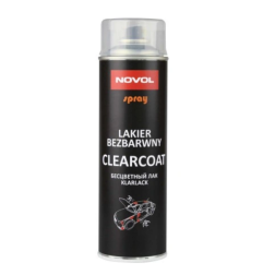 NOVOL CLEARCOAT LAKIER BEZBARWNY 500ML KLAR SPRAY NOVOL CLEARCOAT LAKIER BEZBARWNY 500ML KLAR SPRAY