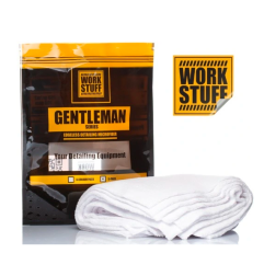 WORK STUFF GENTLEMAN 5 PACK WHITE BIAŁE MIKROFIBRY