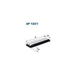 AP122/1 FILTR POWIETRZA FILTRON