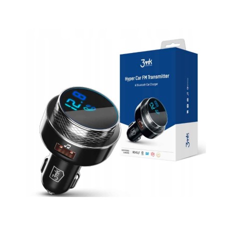3mk Hyper Car Transmiter FM LED Bluetooth 2x USB