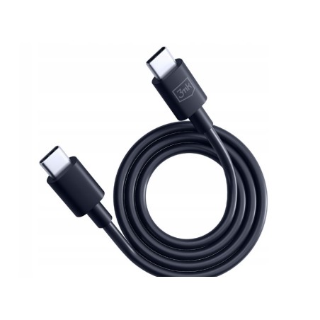 Kabel USB-C Typ-C 1,2m 100W 3mk Hyper Silicone White