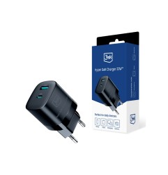 Czarna Ładowarka sieciowa 33W USB-A/C - 3mk Hyper GaN Charger