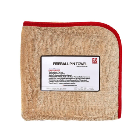 FIREBALL PIN Towel 72 x 95 RED - ręcznik