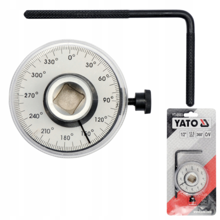 YATO YT-0593 KĄTOMIERZ DO DOKRĘCANIA ŚRUB 1/2" 360°