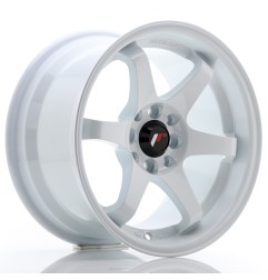 Japan Racing JR3 15x8 ET25 4x100 4x114,3 White komplet ceramika gratis