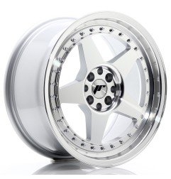 Japan Racing JR6 17x8 ET35 5x100 5x114,3 Silver Machined Face + ceramika