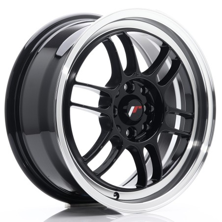 Japan Racing JR7 16x7 ET38 4x100 4x114,3 Gloss Black Machined + ceramika
