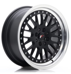 Japan Racing JR10 16x7 ET30 4x100 4x108 Matt Black Machined kpl + ceramika