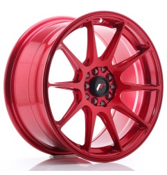 Japan Racing JR11 18x8,5 ET30 5x114 5x120 Platinium Red komplet + ceramika