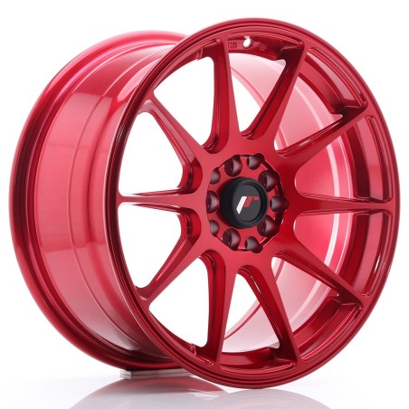 Japan Racing JR11 18x8,5 ET30 5x114 5x120 Platinium Red komplet + ceramika