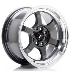 Japan Racing JR12 15x7,5 ET26 4x100 4x114,3 Gun Metal komplet + ceramika