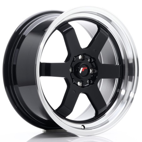Japan Racing JR12 17x8 ET33 4x100 4x114,3 Gloss Black komplet + ceramika