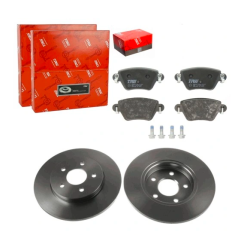 TRW TARCZE + KLOCKI TYŁ FORD MONDEO MK3 DO 2004