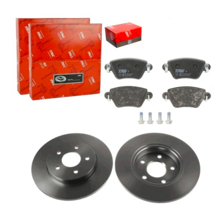 TRW TARCZE + KLOCKI TYŁ FORD MONDEO MK3 DO 2004