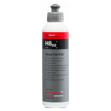 Koch Heavy Cut H8.02 - olejowa mocno ścierna pasta polerska do zniszczonych lakierów 250ml