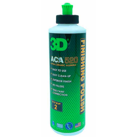 3D Car Care ACA 520 FINISHING Polish Wysokiej jakości pasta polerska wykończeniowa 237ml