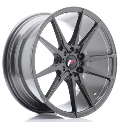 Japan Racing JR21 17x7 ET40 5x108 5x112 Hyper Gray komplet 4szt ceramika
