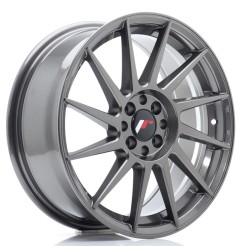Japan Racing JR22 17x7 ET35 4x100 4x114,3 Hyper Gray kpl 4 sztuki ceramika