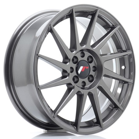 Japan Racing JR22 17x7 ET35 4x100 4x114,3 Hyper Gray kpl 4 sztuki ceramika
