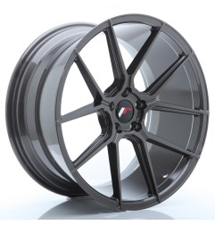 Japan Racing JR30 20x10 ET40 5x112 Hyper Gray 4 komplet sztuki + ceramika