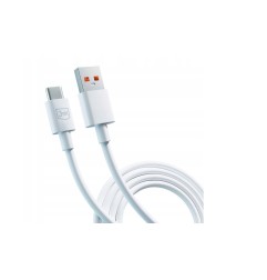 Biały Kabel Przejściówka USB-A do USB-C 60W 3A 1.2m - 3mk Hyper Cable