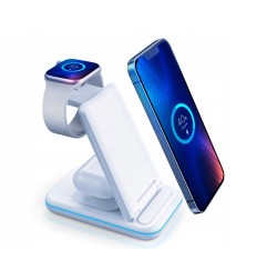 Ładowarka indukcyjna 3w1 15W 3mk Wireless Charger