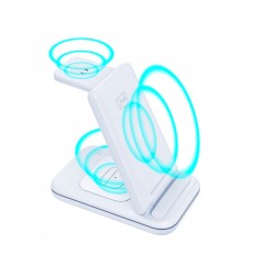Ładowarka indukcyjna 3w1 15W 3mk Wireless Charger