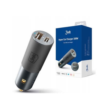 Ładowarka samochodowa 3mk Charger 100W USB USB-C