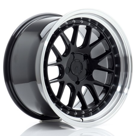 Japan Racing JR40 18x10,5 ET15-22 Blank Black Machined Lip szt + ceramika